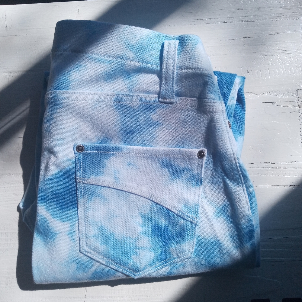 Tie Dye Jean Leggings